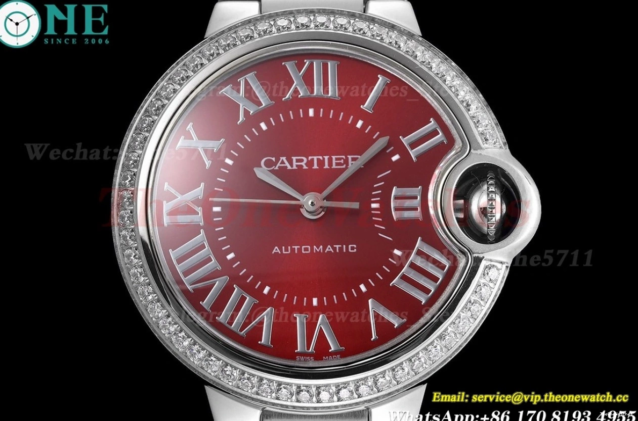 NH05 SS 33mm Dial GDF Bleu Ballon SS Red De Cartier 1207